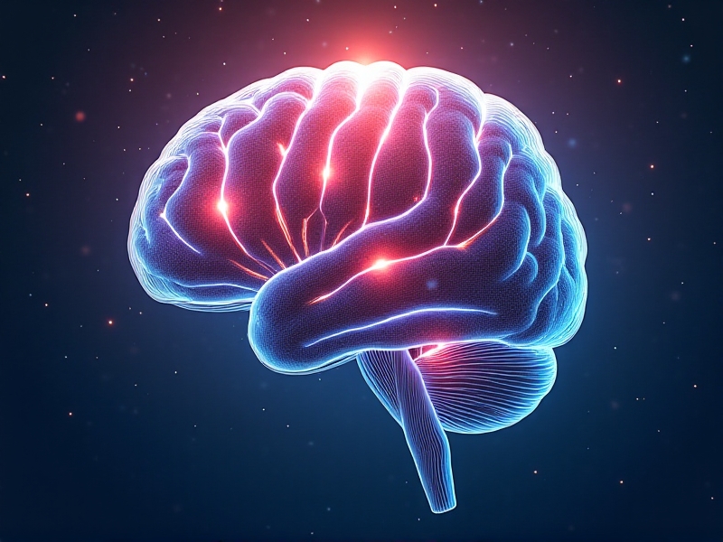 A detailed diagram of brain waves, highlighting theta waves with vibrant colors, set against a scientific background, illustrating the brain's activity during deep relaxation and its connection to mental clarity.